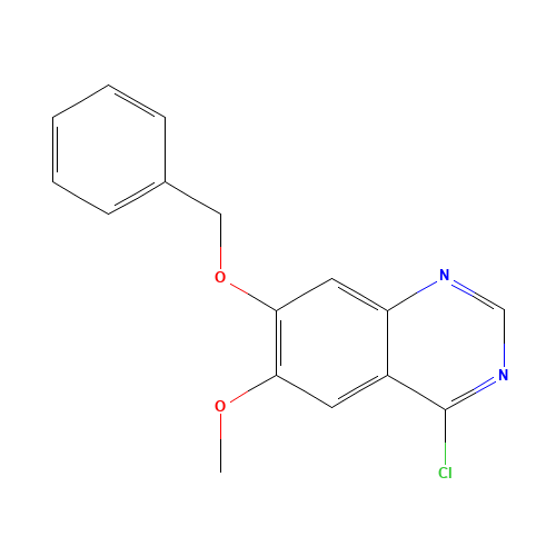 162364-72-9 7-Benzyloxy-4-chloro-6-methoxyquinazoline chemical structure