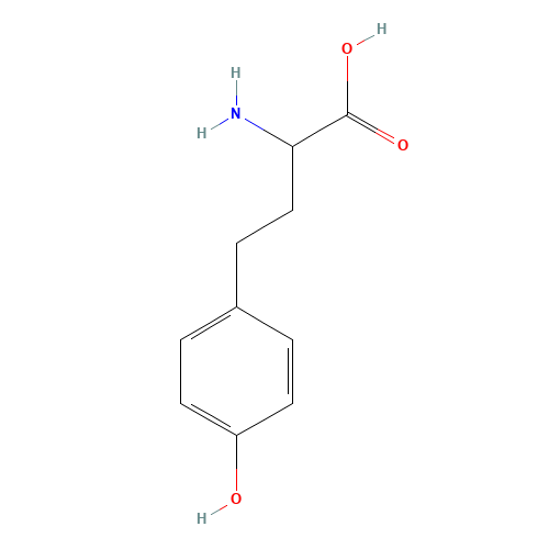 185062-84-4 (S)-2-AMINO-4-(4-HYDROXY-PHENYL)-BUTYRIC ACID chemical structure