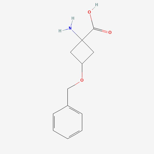 191110-50-6 1-AMINO-3-BENZYLOXYCYCLOBUTANE-1-CARBOXYLIC ACID chemical structure