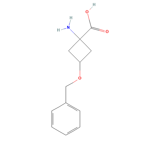 191110-50-6 1-AMINO-3-BENZYLOXYCYCLOBUTANE-1-CARBOXYLIC ACID chemical structure