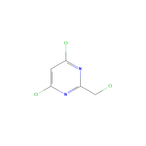 19875-05-9 2-Chloromethyl-4,6-dichloropyrimidine chemical structure
