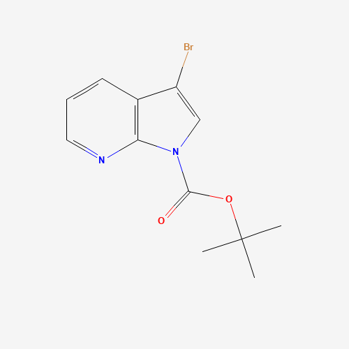226085-17-2 TERT-BUTYL 3-BROMO-1H-PYRROLO[2,3-B]PYRIDINE-1-CARBOXYLATE chemical structure