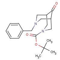 227940-70-7 7-BENZYL-3-BOC-3,7-DIAZABICYCLO[3.3.1]NONAN-9-ONE chemical structure