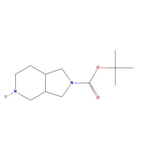 236406-56-7 TERT-BUTYL HEXAHYDRO-1H-PYRROLO[3,4-C]PYRIDINE-2(3H)-CARBOXYLATE chemical structure