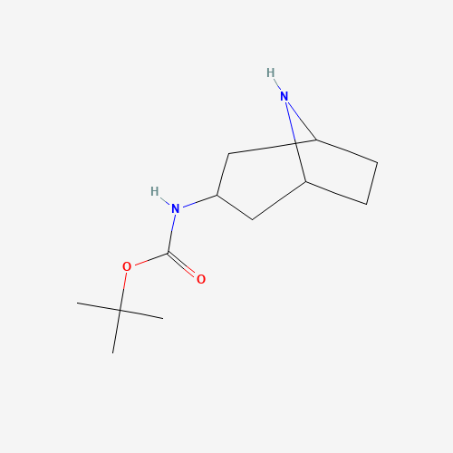 287114-25-4 tert-Butyl 8-aza-bicyclo[3.2.1]octan-3-ylcarbamate chemical structure