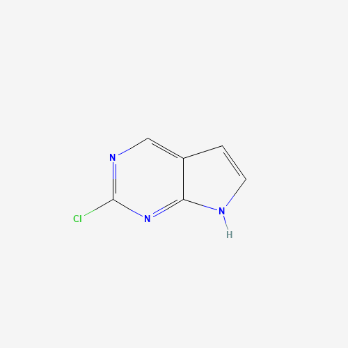 335654-06-3 2-CHLORO-7H-PYRROLO[2,3-D]PYRIMIDINE chemical structure