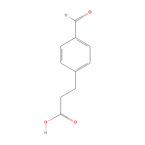 34961-64-3 3-(4-FORMYLPHENYL)PROPANOIC ACID chemical structure