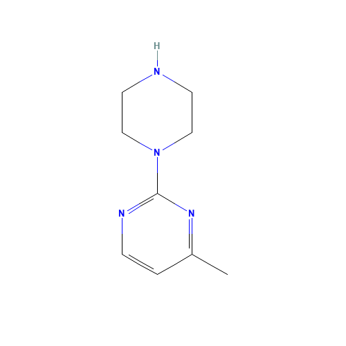 59215-36-0 Pyrimidine,4-methyl-2-(1-piperazinyl)-(9CI) chemical structure