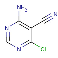 60025-09-4 4-AMINO-6-CHLOROPYRIMIDINE-5-CARBONITRILE chemical structure