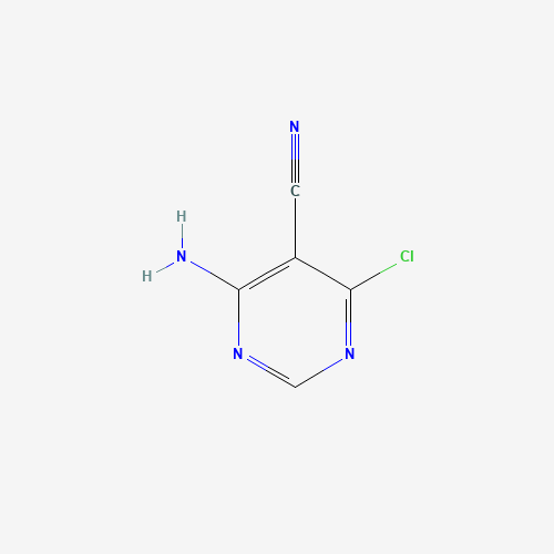 60025-09-4 4-AMINO-6-CHLOROPYRIMIDINE-5-CARBONITRILE chemical structure