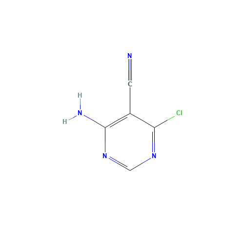 60025-09-4 4-AMINO-6-CHLOROPYRIMIDINE-5-CARBONITRILE chemical structure