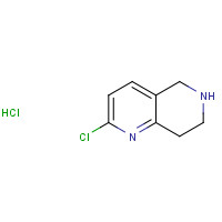 766545-20-4 2-CHLORO-5,6,7,8-TETRAHYDRO-1,6-NAPHTHYRIDINE HYDROCHLORIDE chemical structure