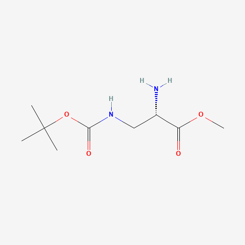77087-60-6 3-[[(1,1-Dimethylethoxy)carbonyl]amino]-L-alanine methyl ester chemical structure