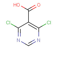 87600-98-4 4,6-dichloropyrimidine-5-carboxylic acid chemical structure