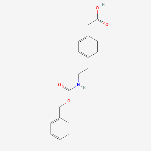 885278-15-9 [4-(2-CBZ-AMINO-ETHYL)-PHENYL]-ACETIC ACID chemical structure