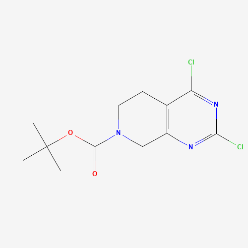 916420-27-4 TERT-BUTYL 2,4-DICHLORO-5,6-DIHYDROPYRIDO[3,4-D]PYRIMIDINE-7(8H)-CARBOXYLATE chemical structure
