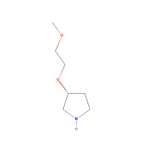 942618-26-0 (R)-3-(2-METHOXYETHOXY)PYRROLIDINE chemical structure