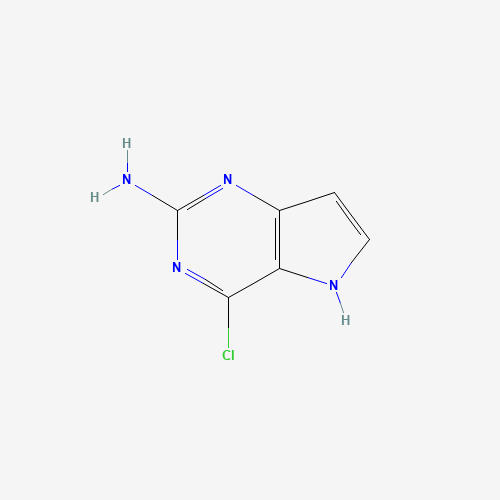 943736-58-1 2-AMINO-4-CHLORO-5H-PYRROLO[3,2-D]PYRIMIDINE chemical structure