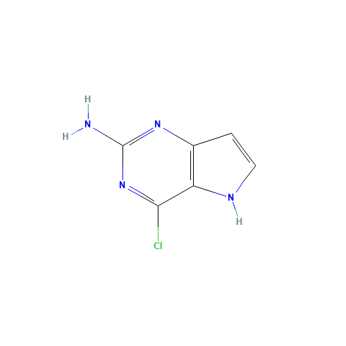 943736-58-1 2-AMINO-4-CHLORO-5H-PYRROLO[3,2-D]PYRIMIDINE chemical structure