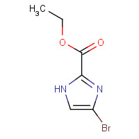 944900-49-6 1H-IMIDAZOLE-4-BROMO-2-CARBOXYLIC ACID,ETHYL ESTER chemical structure