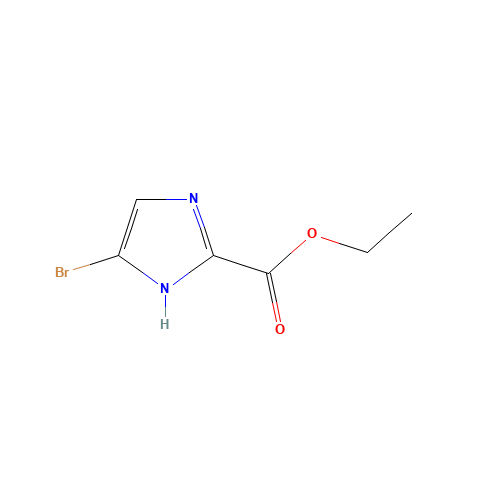 944900-49-6 1H-IMIDAZOLE-4-BROMO-2-CARBOXYLIC ACID,ETHYL ESTER chemical structure