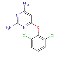 948550-81-0 6-(2,6-Dichloro-phenoxy)-pyrimidine-2,4-diamine chemical structure