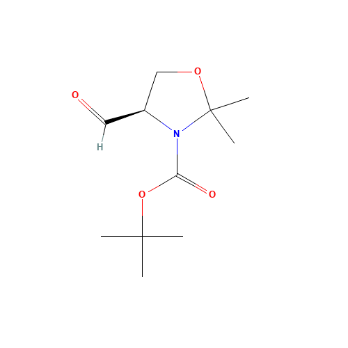 95715-87-0 TERT-BUTYL (R)-(+)-4-FORMYL-2,2-DIMETHYL-3-OXAZOLIDINECARBOXYLATE chemical structure