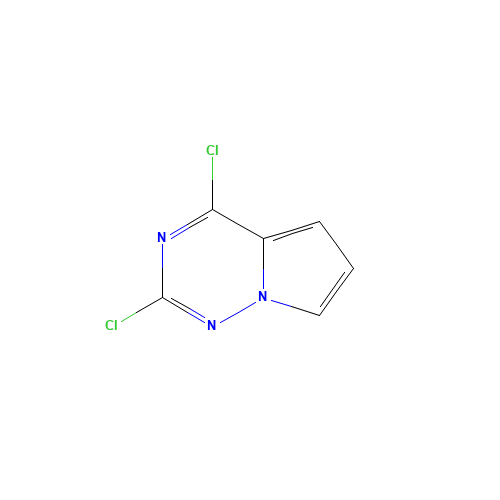 918538-05-3 2,4-Dichloropyrrolo[2,1-f][1,2,4]triazine chemical structure