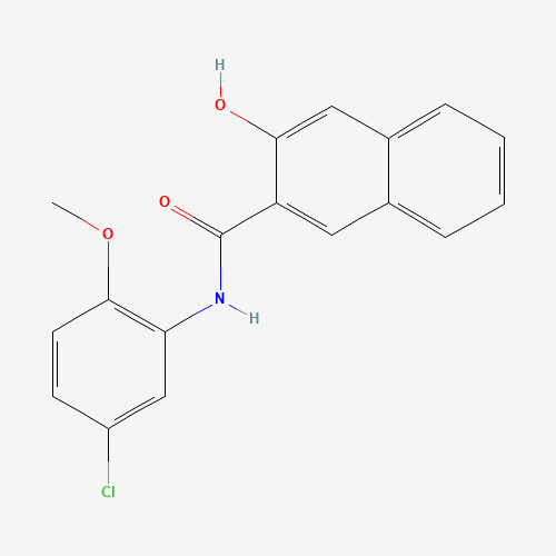 137-52-0 N-(5-chloro-2-methoxyphenyl)-3-hydroxy-2-naphthamide chemical structure