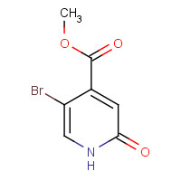 913836-17-6 5-BROMO-4-METHOXYCARBONYL-2(1H)-PYRIDINONE chemical structure