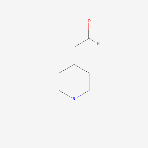 10333-64-9 (1-Methyl-piperidin-4-yl)-acetaldehyde chemical structure