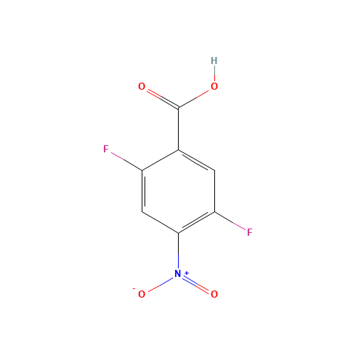 116465-48-6 2,5-Difluoro-4-nitrobenzoic acid chemical structure