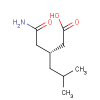 181289-33-8 (R)-(-)-3-Carbamoymethyl-5-methylhexanoic acid chemical structure