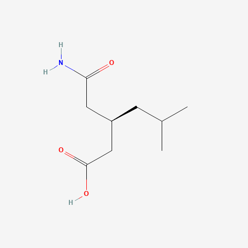 181289-33-8 (R)-(-)-3-Carbamoymethyl-5-methylhexanoic acid chemical structure