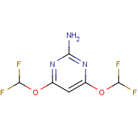 86209-44-1 2-Amino-4,6-bis(difluoromethoxy)pyrimidine chemical structure
