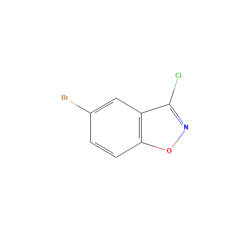 401567-43-9 5-Bromo-3-chlorobenzo[d]isoxazole chemical structure