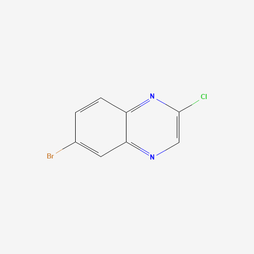 55687-02-0 6-bromo-2-chloroquinoxaline chemical structure
