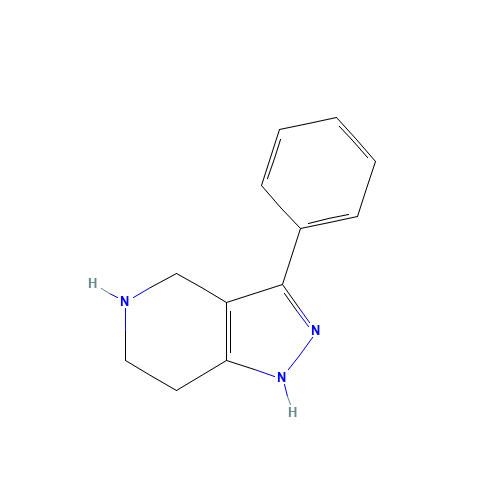 87642-29-3 3-PHENYL-4,5,6,7-TETRAHYDRO-1H-PYRAZOLO[4,3-C]PYRIDINE chemical structure
