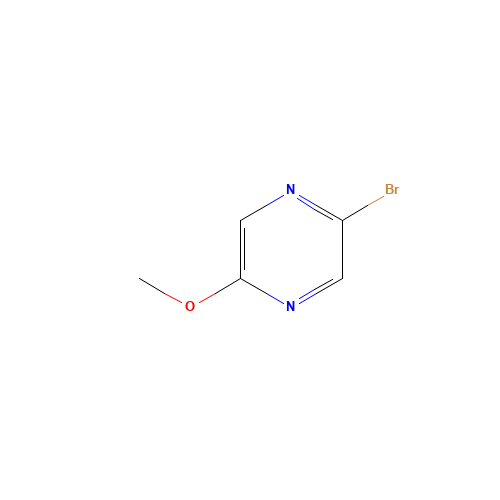 143250-10-6 2-BROMO-5-METHOXYPYRAZINE chemical structure