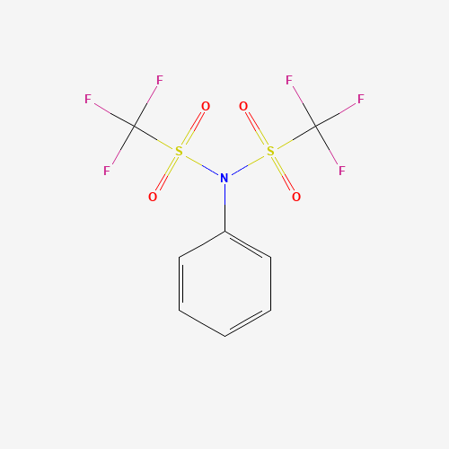 37595-74-7 N,N-Bis(trifluoromethylsulfonyl)aniline chemical structure