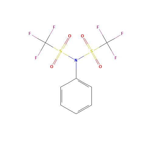 37595-74-7 N,N-Bis(trifluoromethylsulfonyl)aniline chemical structure