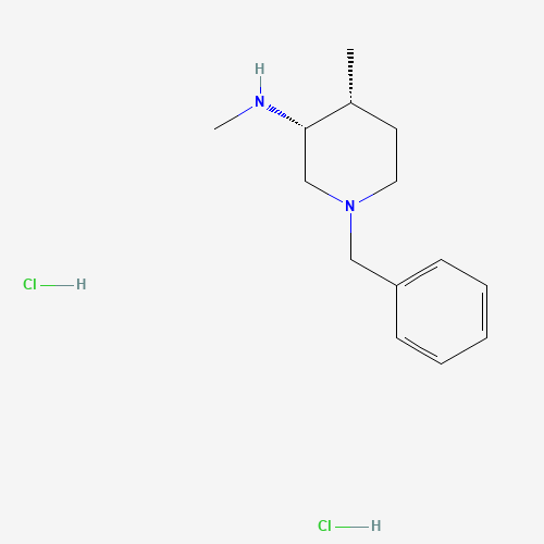 1062580-52-2 CIS-N-BENZYL-3-METHYLAMINO-4-METHYL-PIPERIDINE BIS-(HYDROCHLORIDE) chemical structure