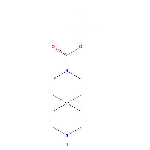 173405-78-2 3,9-DIAZA-SPIRO[5.5]UNDECANE-3-CARBOXYLIC ACID TERT-BUTYL ESTER chemical structure