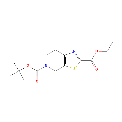 1053656-51-1 5-tert-butyl 2-ethyl 6,7-dihydrothiazolo[5,4-c]pyridine-2,5(4H)-dicarboxylate chemical structure