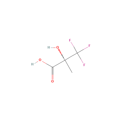 44864-47-3 (R)-3,3,3-TRIFLUORO-2-HYDROXY-2-METHYLPROPIONIC ACID chemical structure