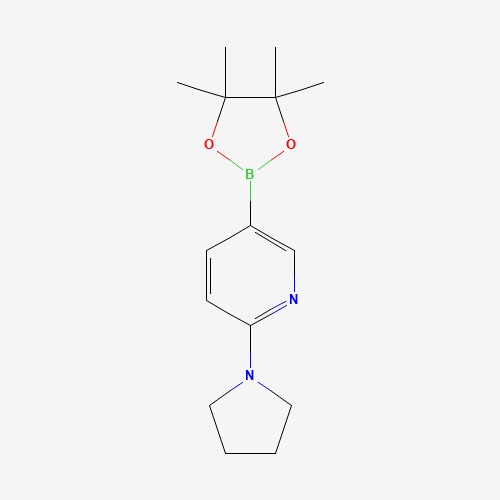 933986-97-1 6-(PYRROLIDIN-1-YL)PYRIDINE-3-BORONIC ACID,PINACOL ESTER chemical structure