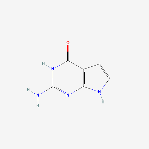 7355-55-7 2-Amino-4-hydroxypyrrolo[2,3-d]pyrimidine chemical structure