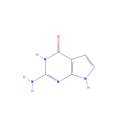 7355-55-7 2-Amino-4-hydroxypyrrolo[2,3-d]pyrimidine chemical structure