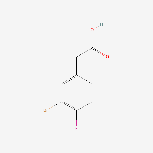 194019-11-9 3-BROMO-4-FLUOROPHENYLACETIC ACID chemical structure