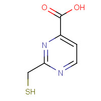 1126-44-9 2-Thiomethylpyrimidine-4-carboxylic acid chemical structure